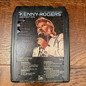 Kenny Rogers Greatest Hits Liberty 1980 Eight 8 Track Tape